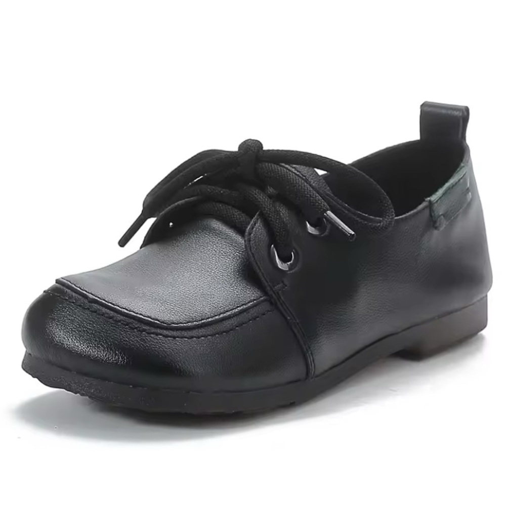 Black Leather Oxford Shoes 40 - Picture 6 of 7